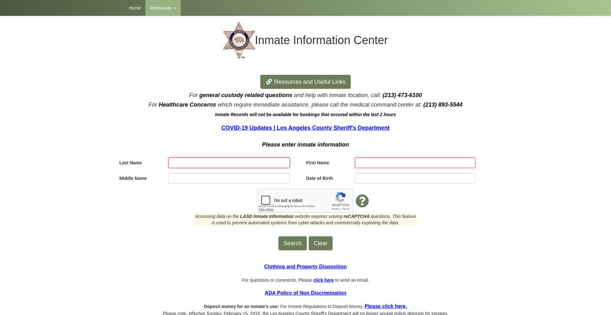 Preview of app5.lasd.org