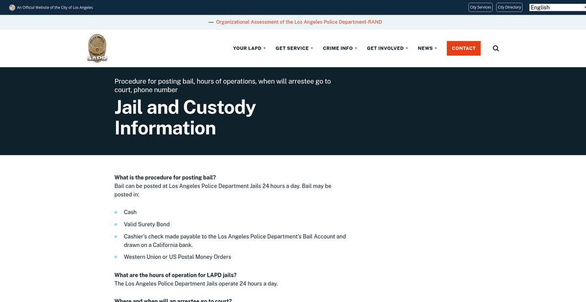Preview of lapdonline.org