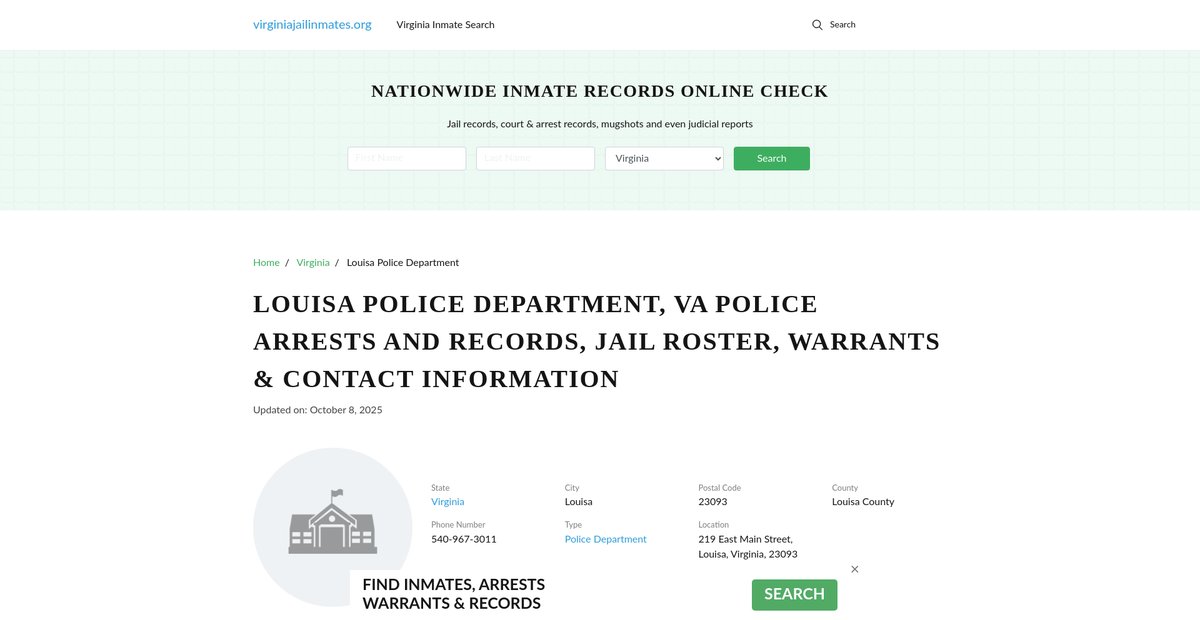 Preview of virginiajailinmates.org