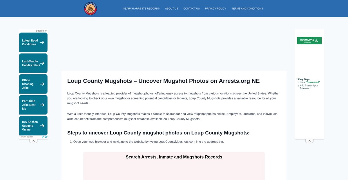 Preview of loup-mugshots.arrests-org.com