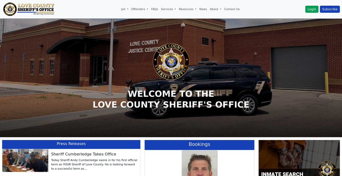 Preview of lovecosheriff.com