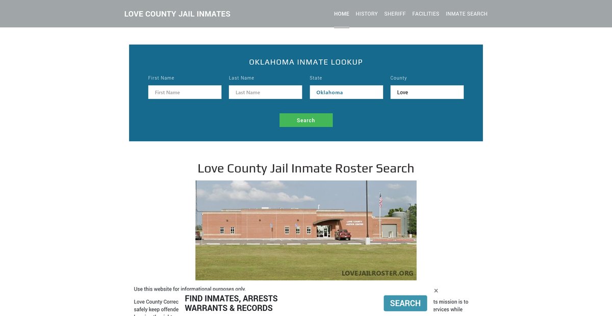 Preview of lovejailroster.org