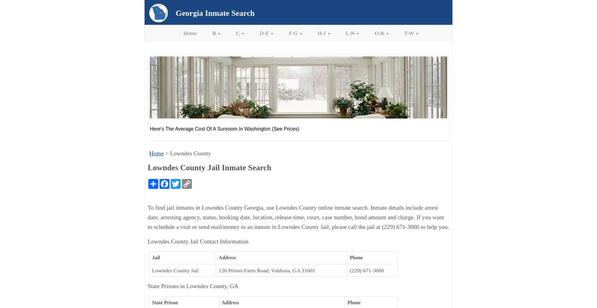 Preview of inmatesearchga.org