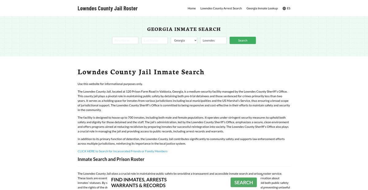 Preview of lowndescountyjail.org