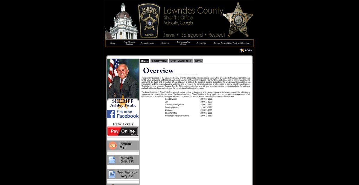 Preview of lowndessheriff.com