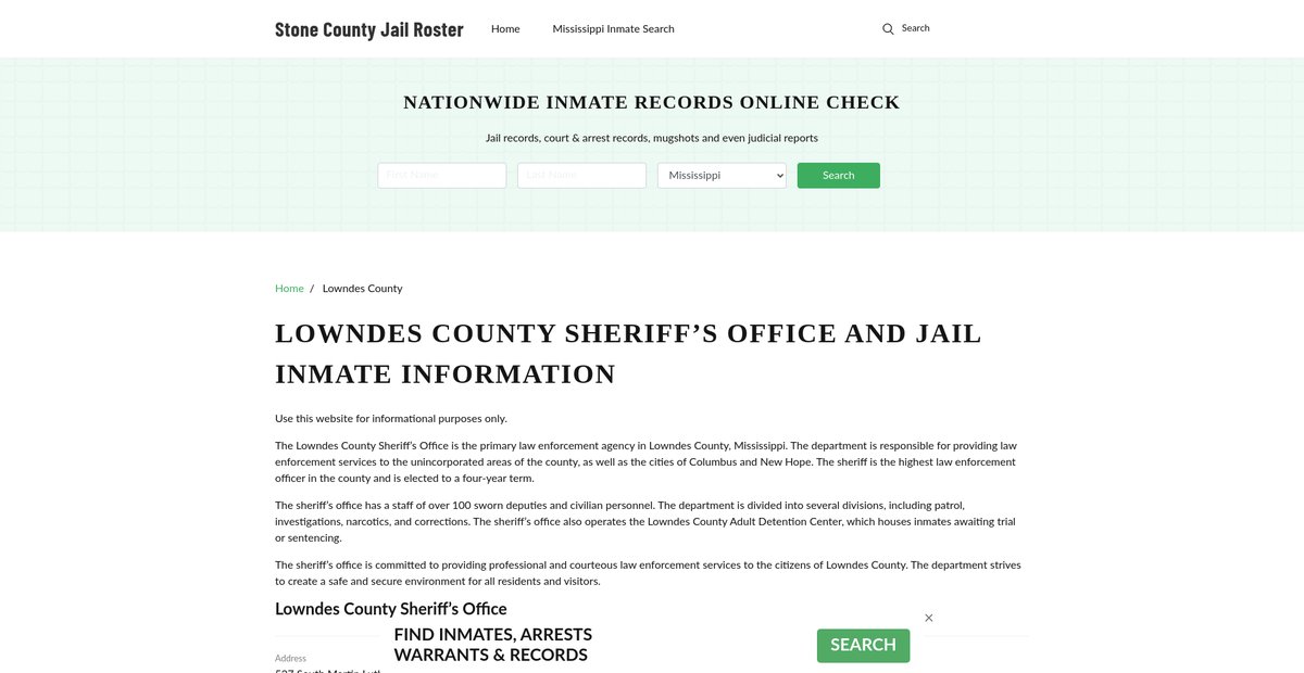 Preview of stonecountygov.com