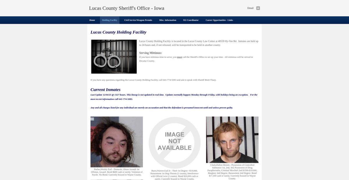 Preview of lucascosheriff.org