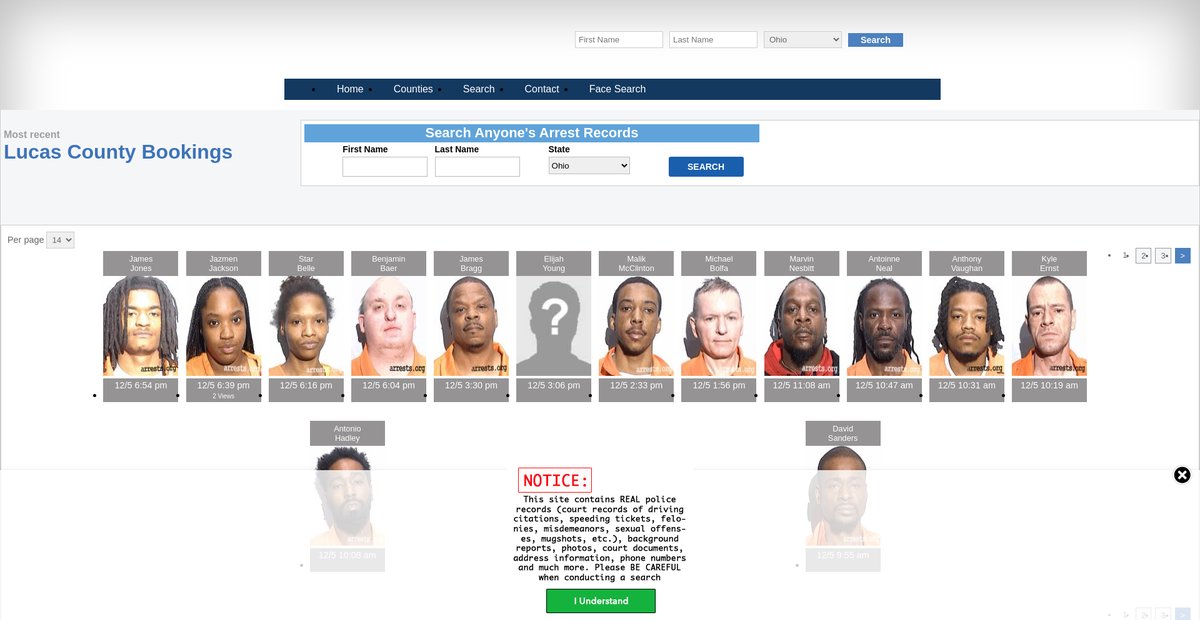 Preview of ohio.arrests.org