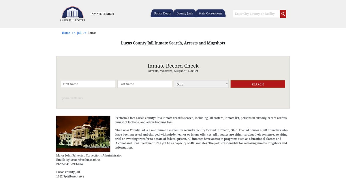 Preview of ohiojailroster.com