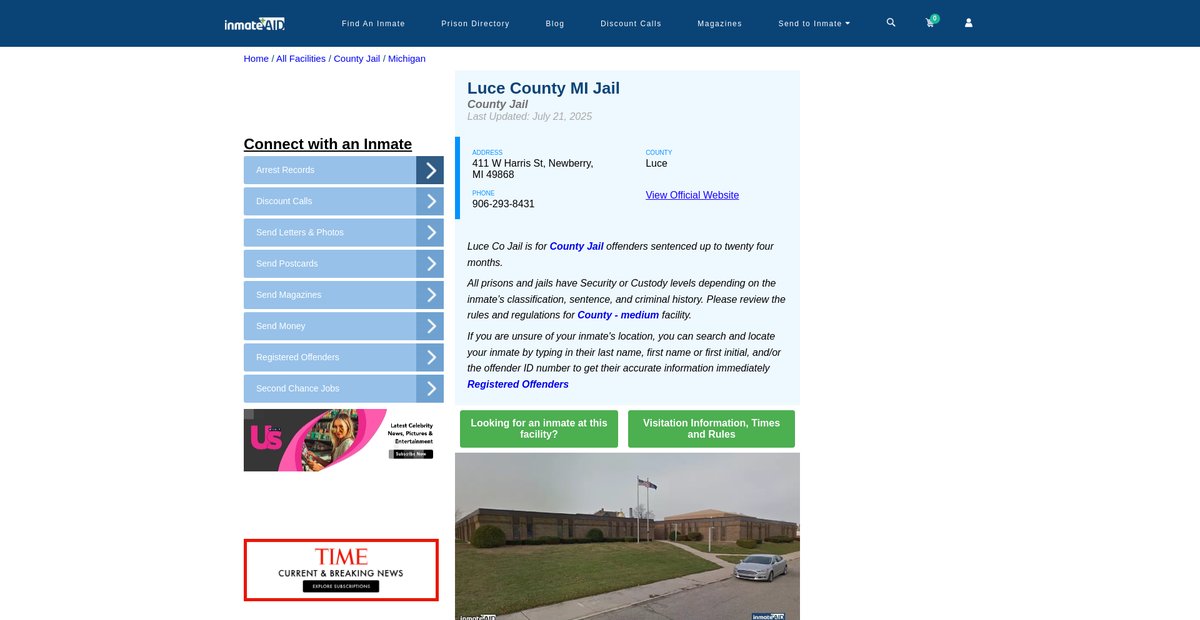 Preview of inmateaid.com