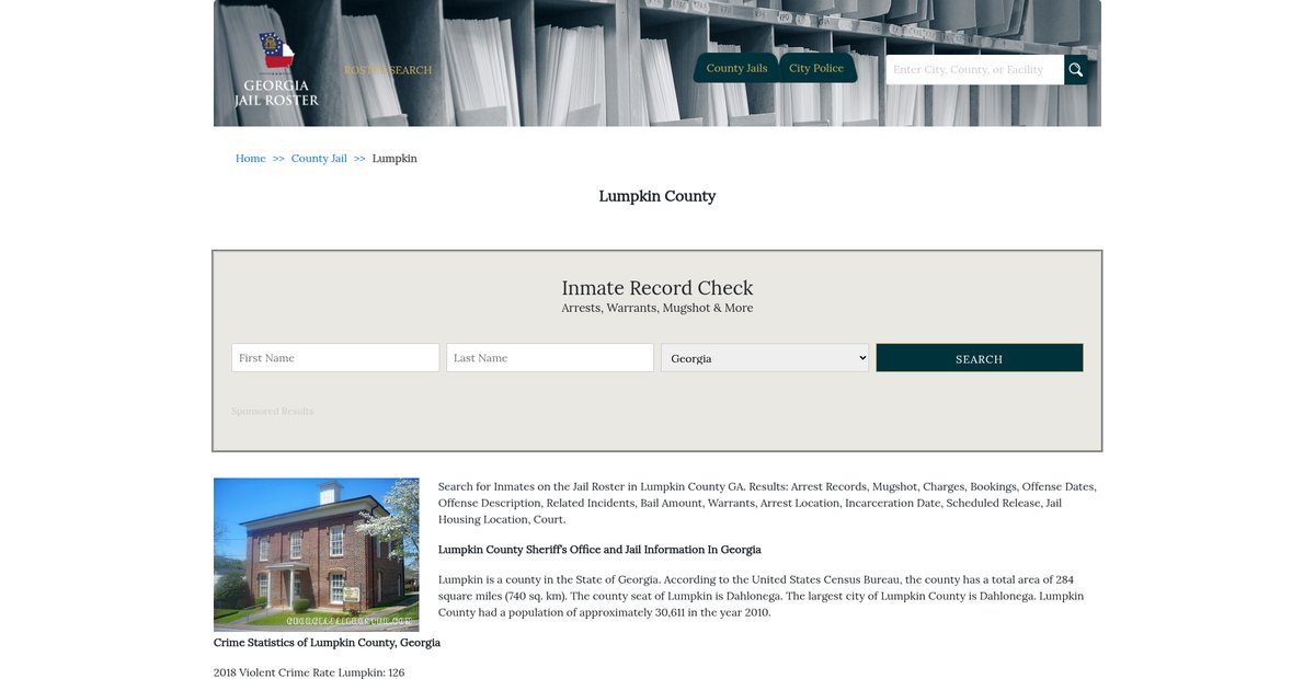 Preview of georgiajailroster.com