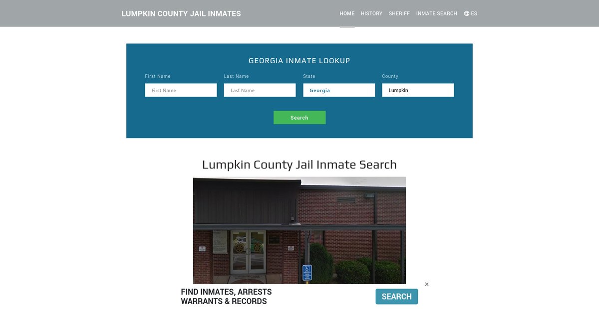 Preview of lumpkinjailroster.org