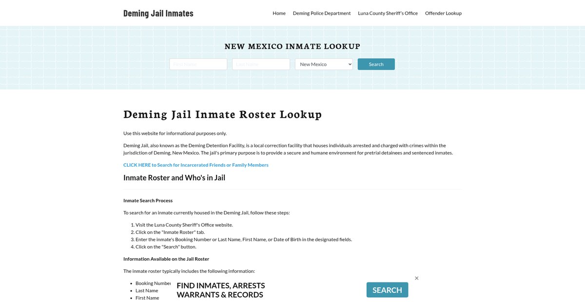 Preview of demingjail.org