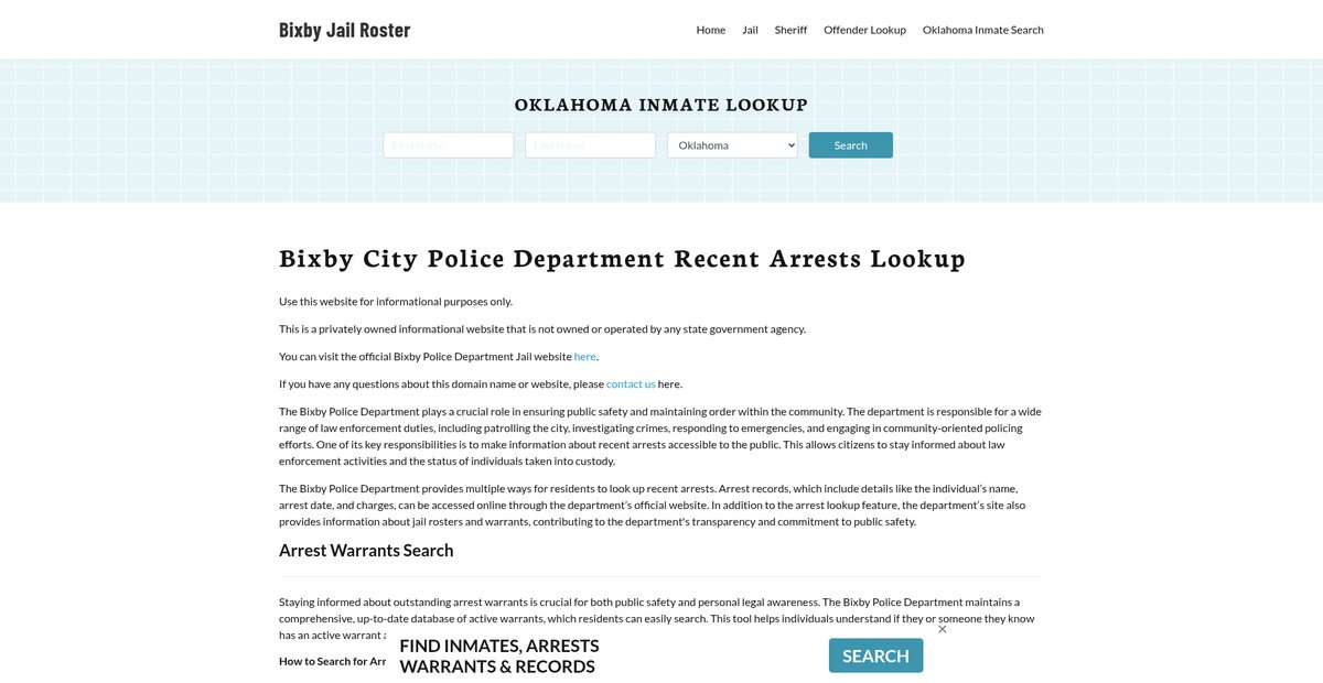 Preview of bixbypolice.org