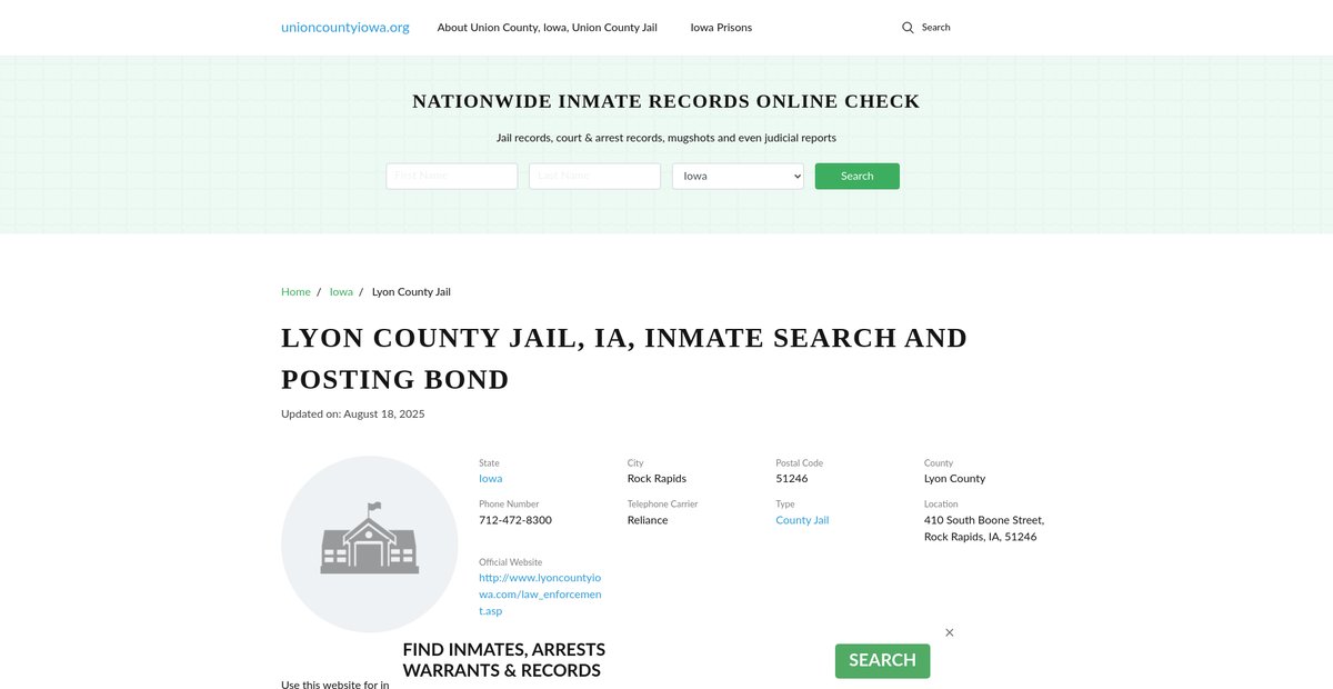 Preview of unioncountyiowa.org
