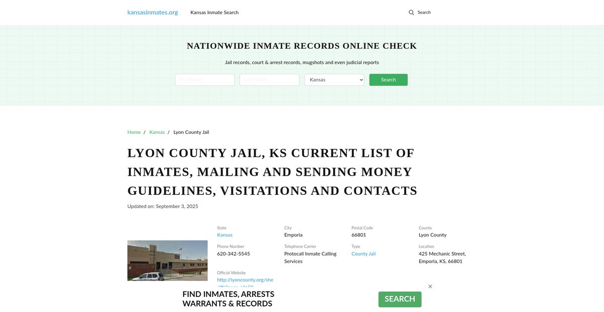 Preview of kansasinmates.org