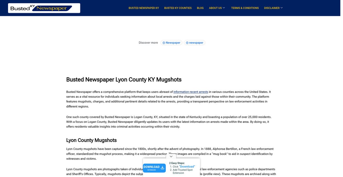 Preview of bustednewspaper-ky.com