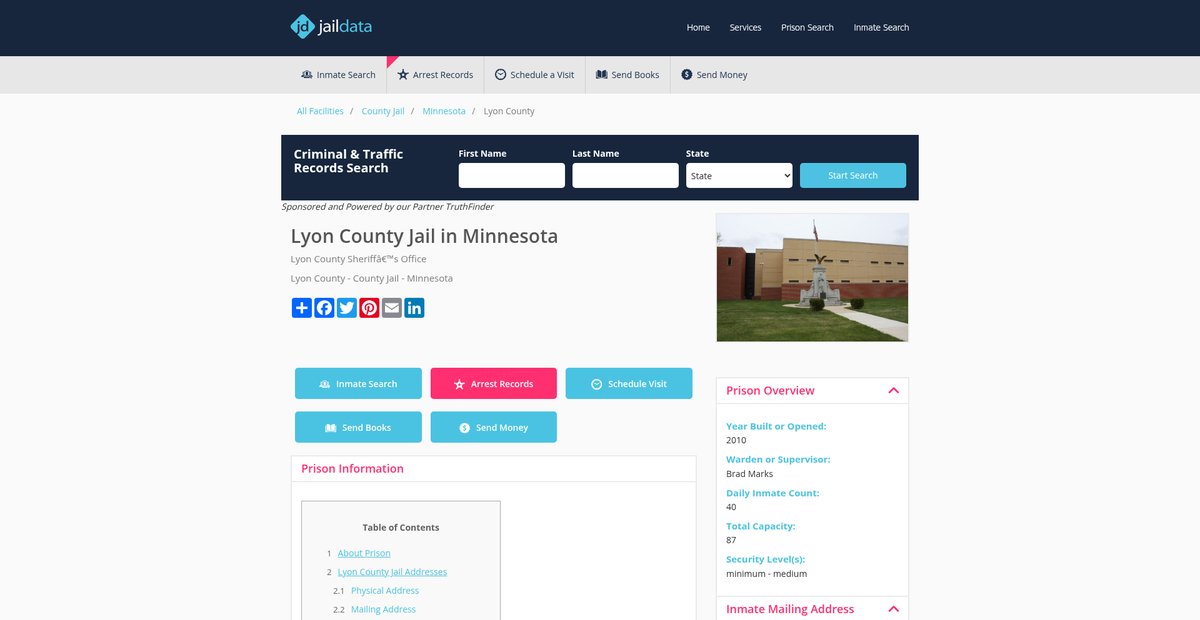 Preview of jaildata.com