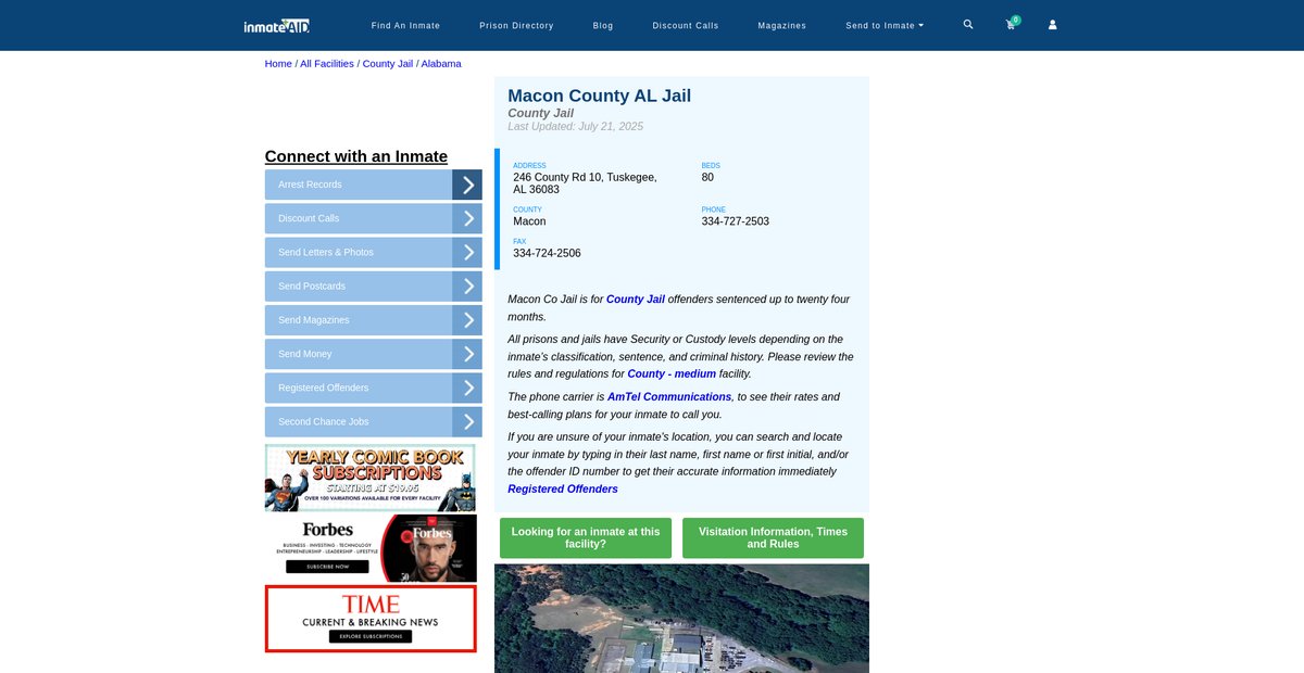 Preview of inmateaid.com