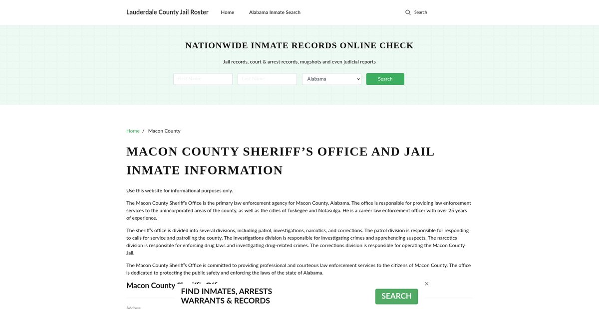 Preview of lauderdalecountyonline.com