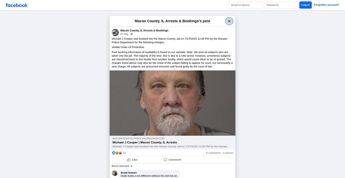 Preview of facebook.com