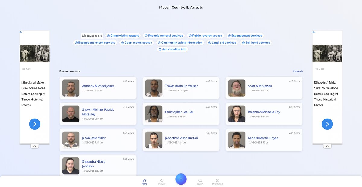 Preview of maconcountyil.publicjailrecords.com