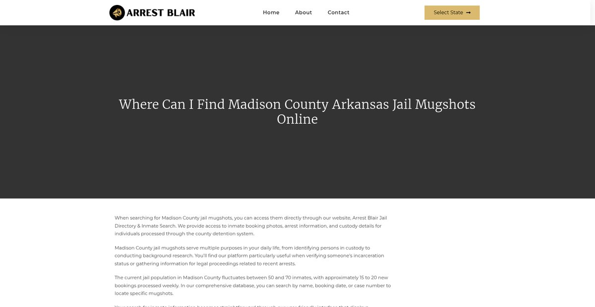 Preview of arrestblair.org