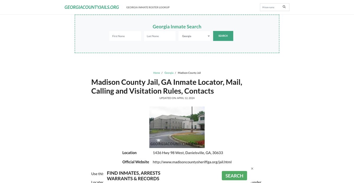 Preview of georgiacountyjails.org