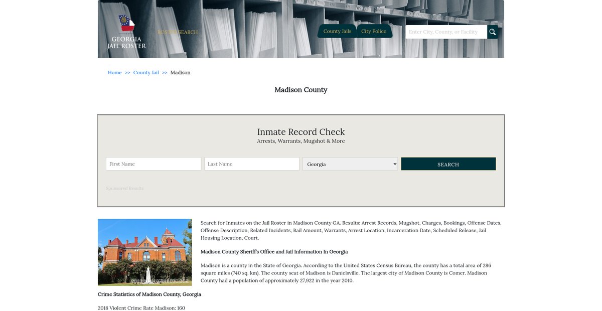 Preview of georgiajailroster.com
