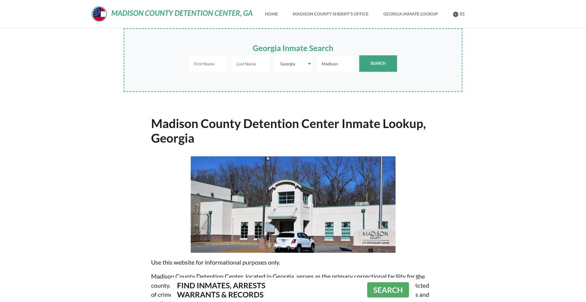 Preview of madisoncountydetentionga.org