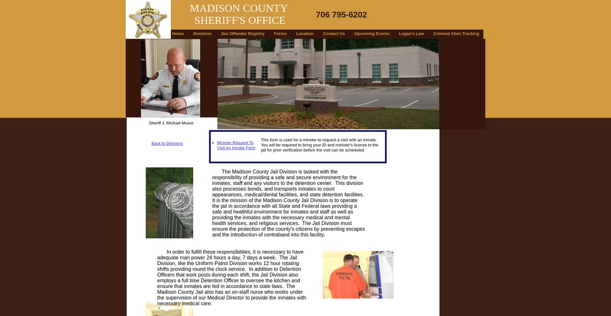 Preview of madisoncountysheriffga.org