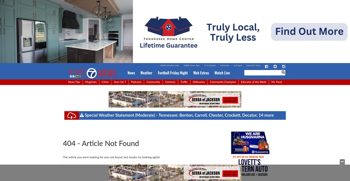 Preview of wbbjtv.com