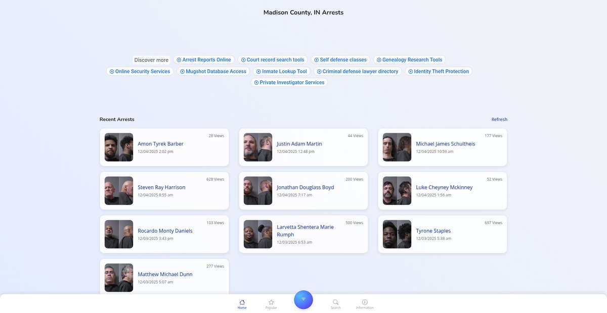 Preview of madisoncountyin.publicjailrecords.com