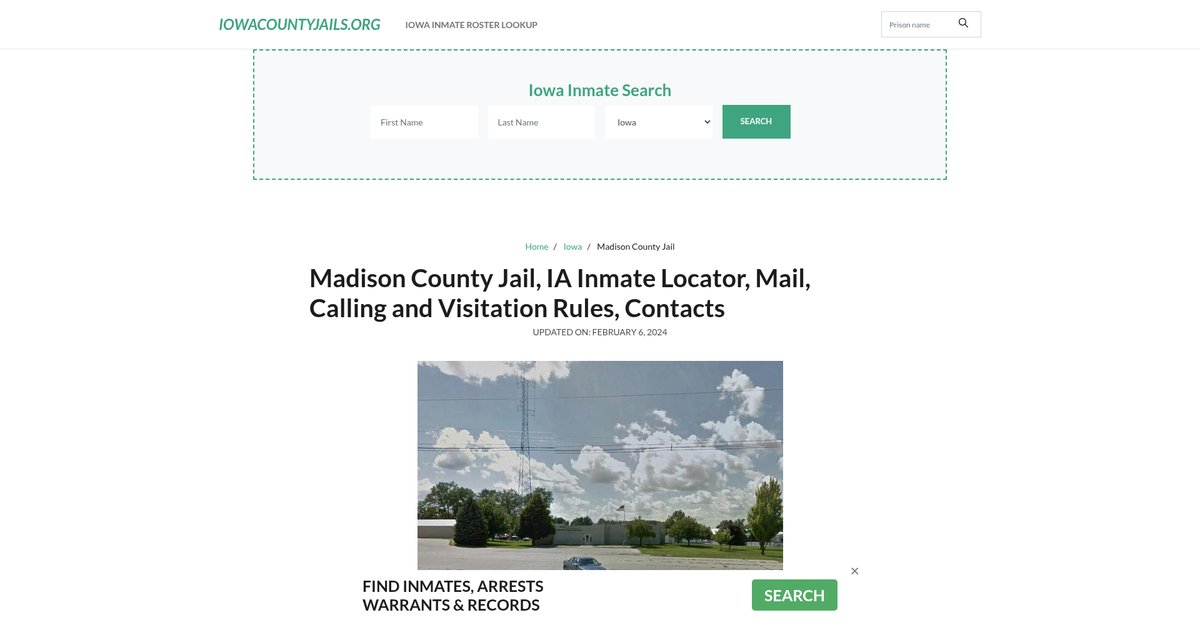 Preview of iowacountyjails.org