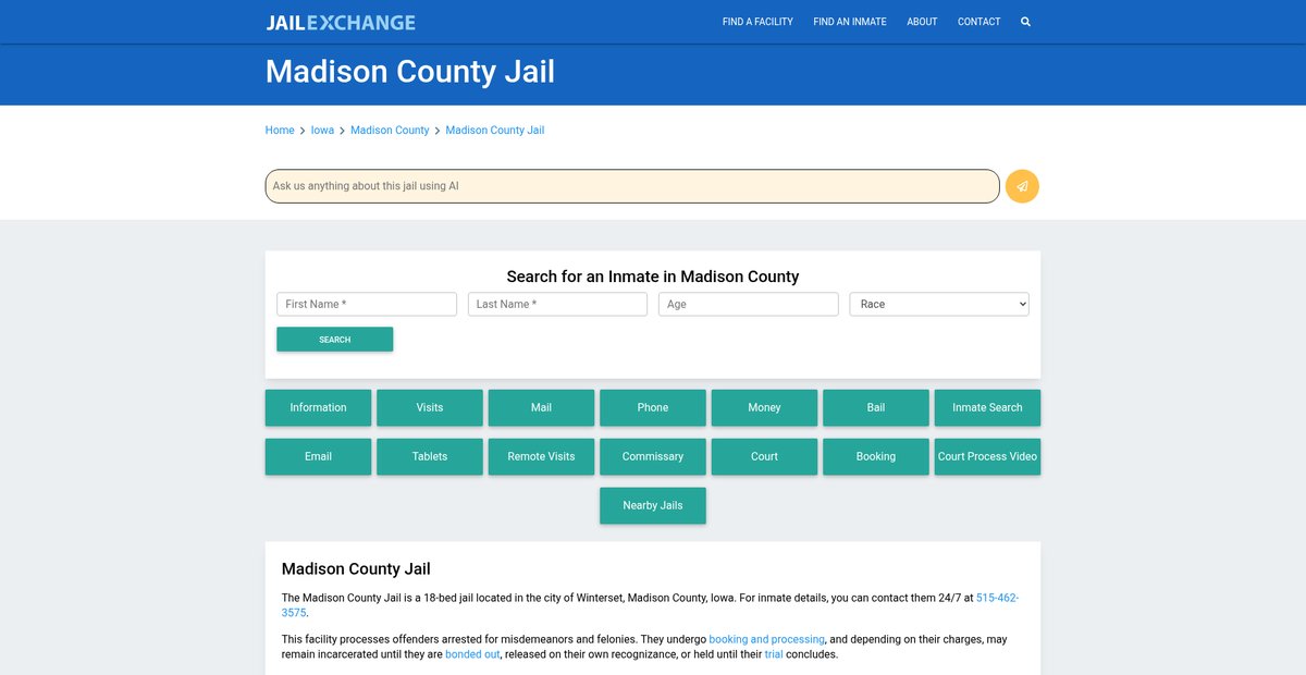 Preview of jailexchange.com