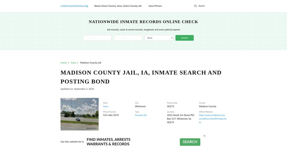 Preview of unioncountyiowa.org