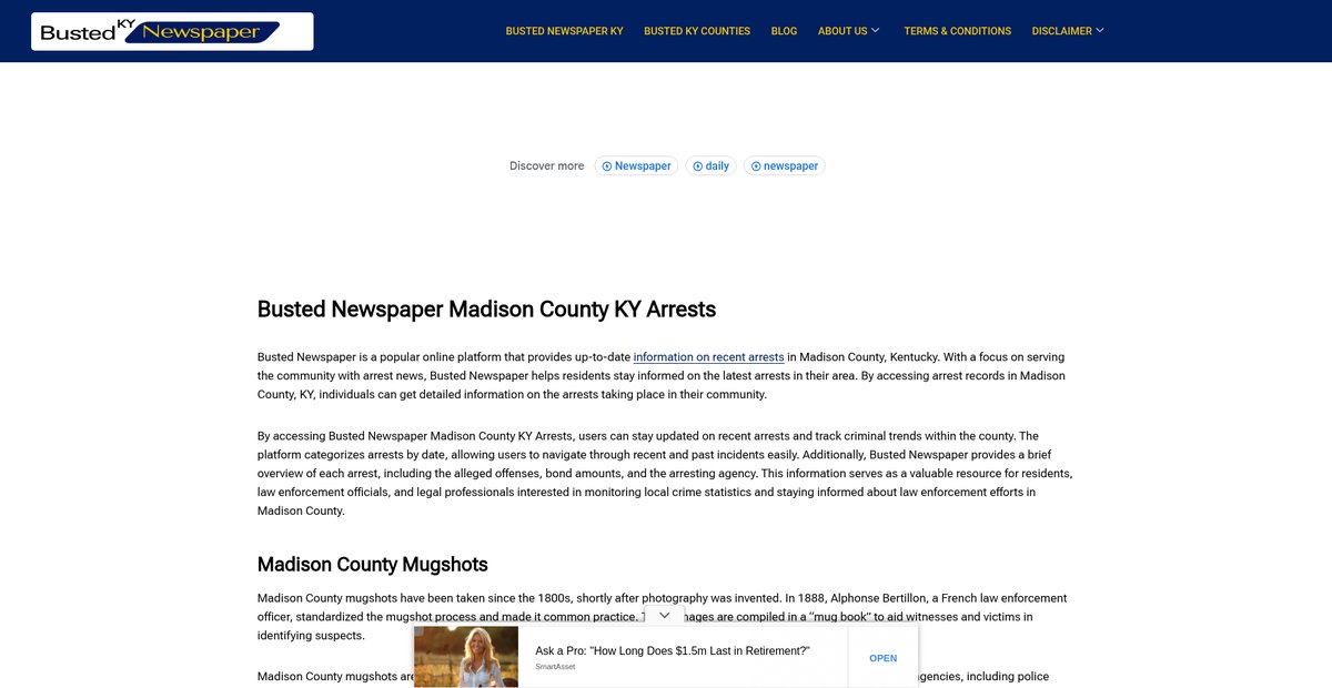 Preview of bustednewspaper-ky.com