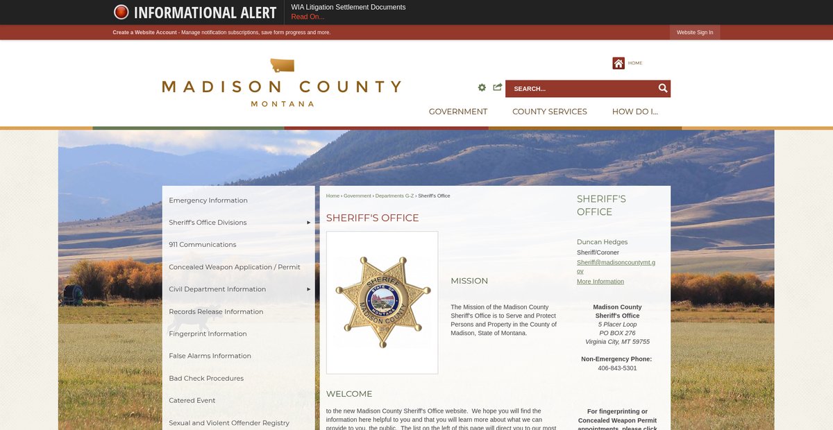Preview of madisoncountymt.gov