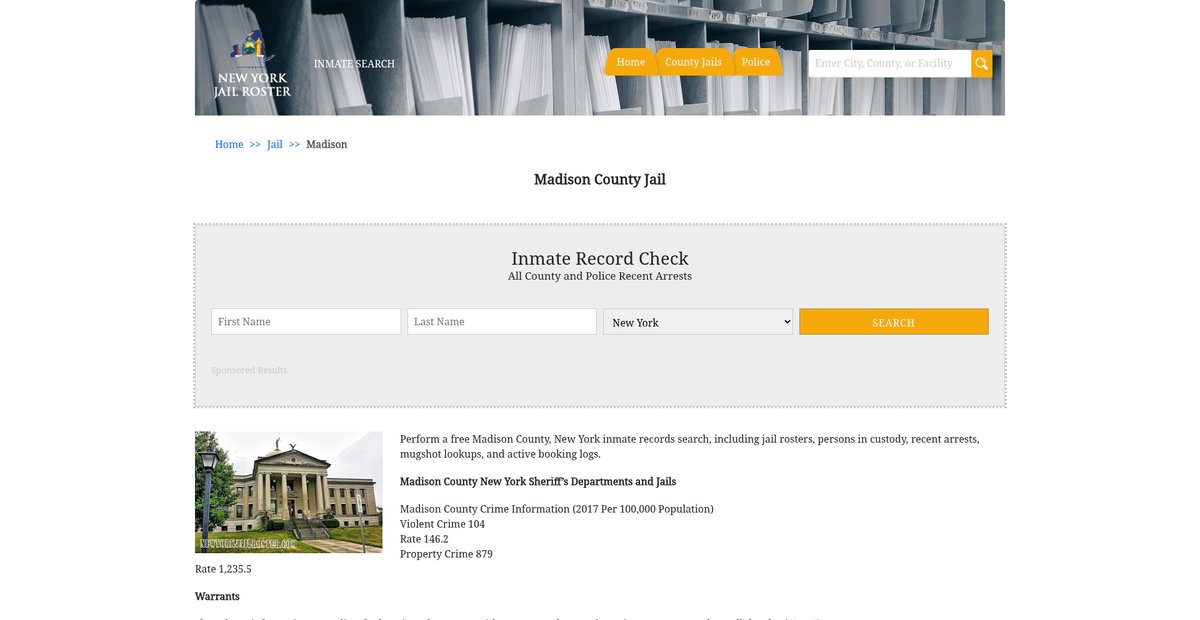 Preview of newyorkjailroster.com