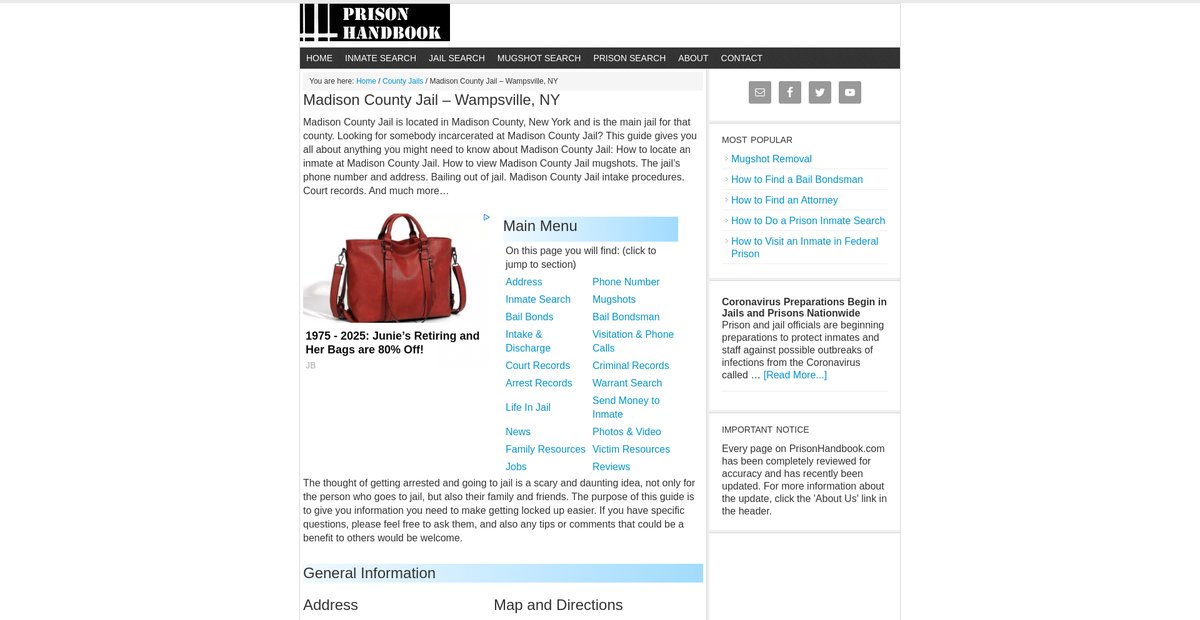 Preview of prisonhandbook.com