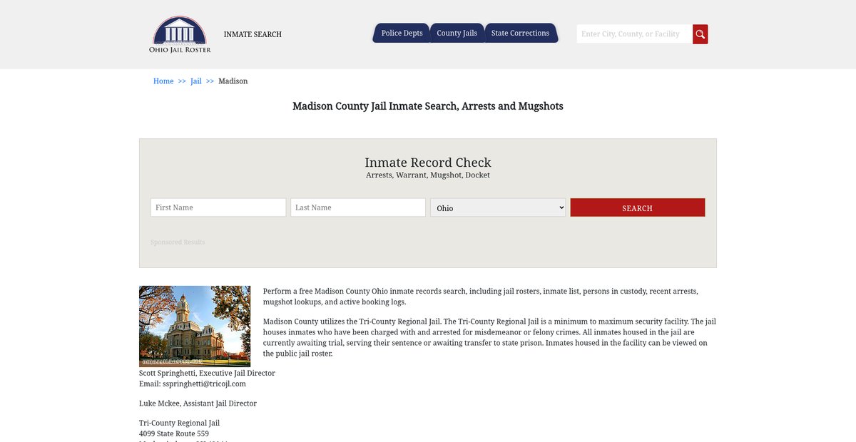 Preview of ohiojailroster.com