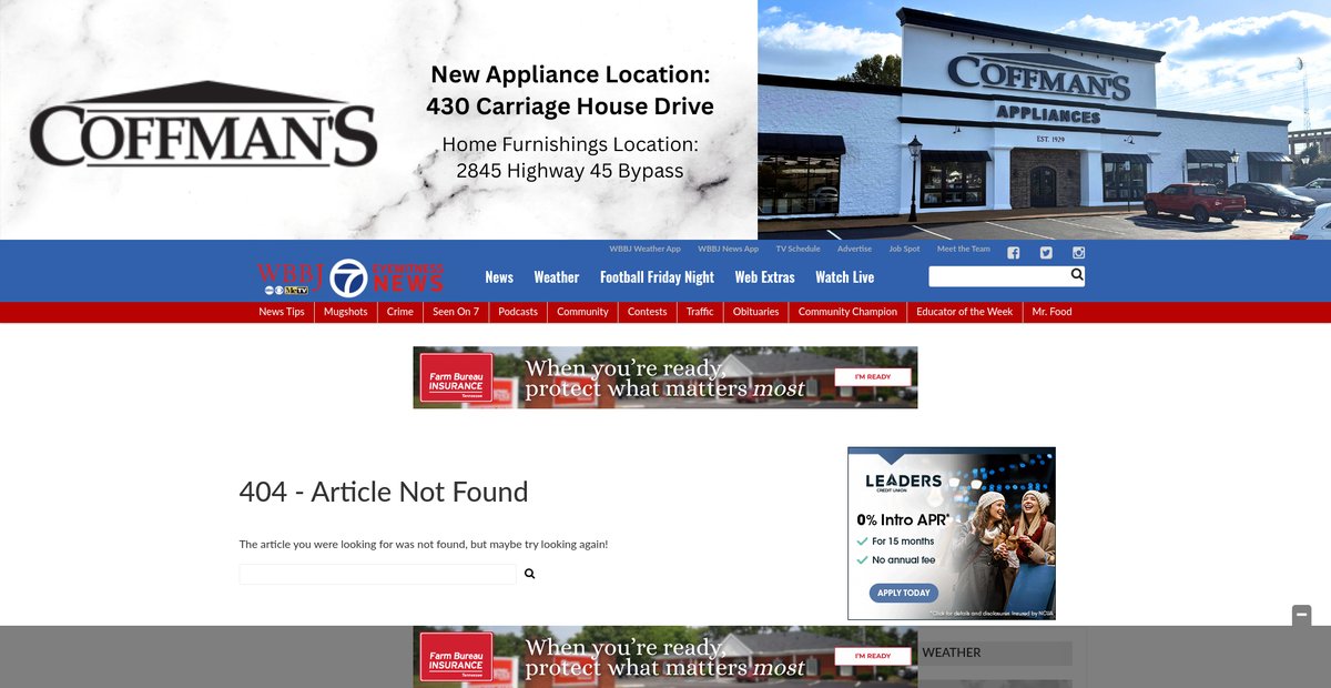 Preview of wbbjtv.com