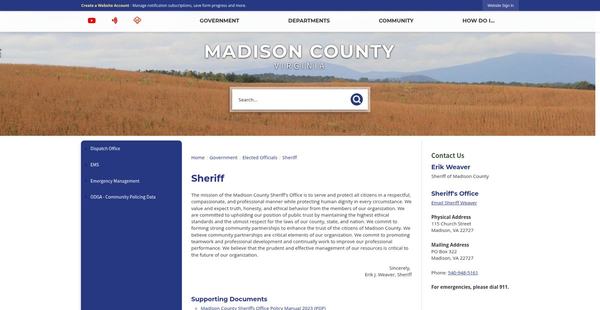Preview of madisonco.virginia.gov