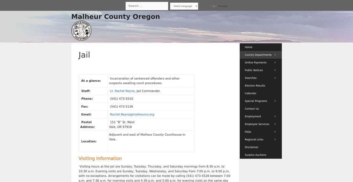 Preview of malheurco.org
