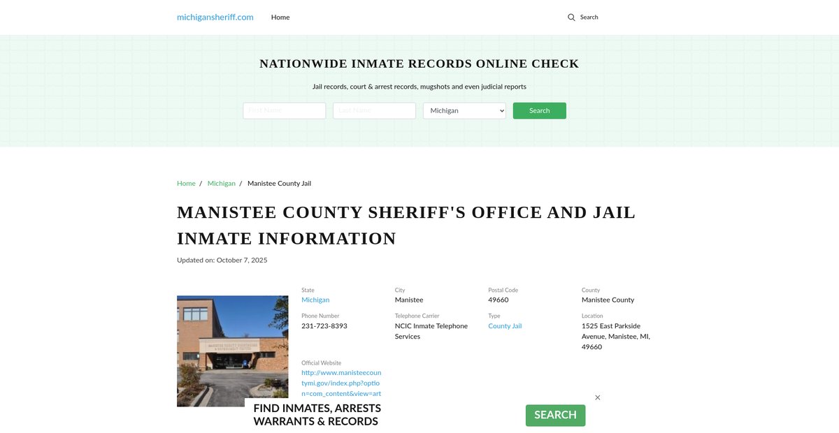 Preview of michigansheriff.com