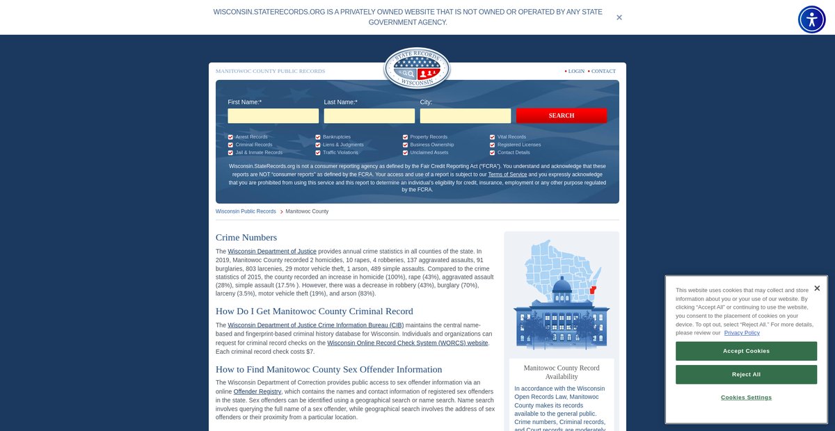 Preview of wisconsin.staterecords.org