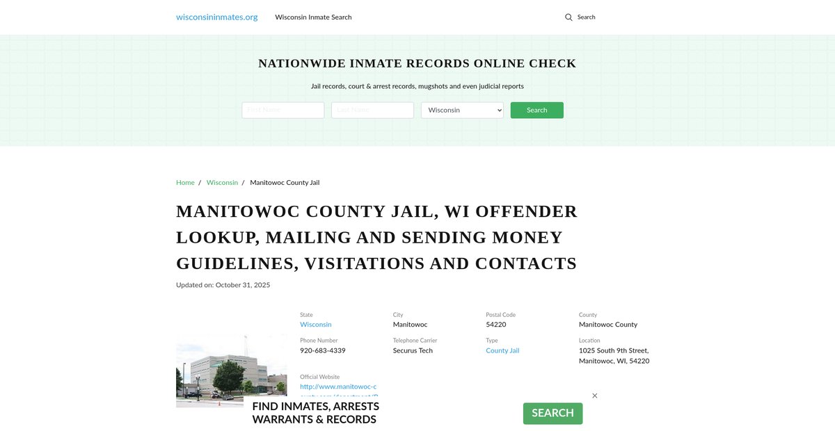 Preview of wisconsininmates.org