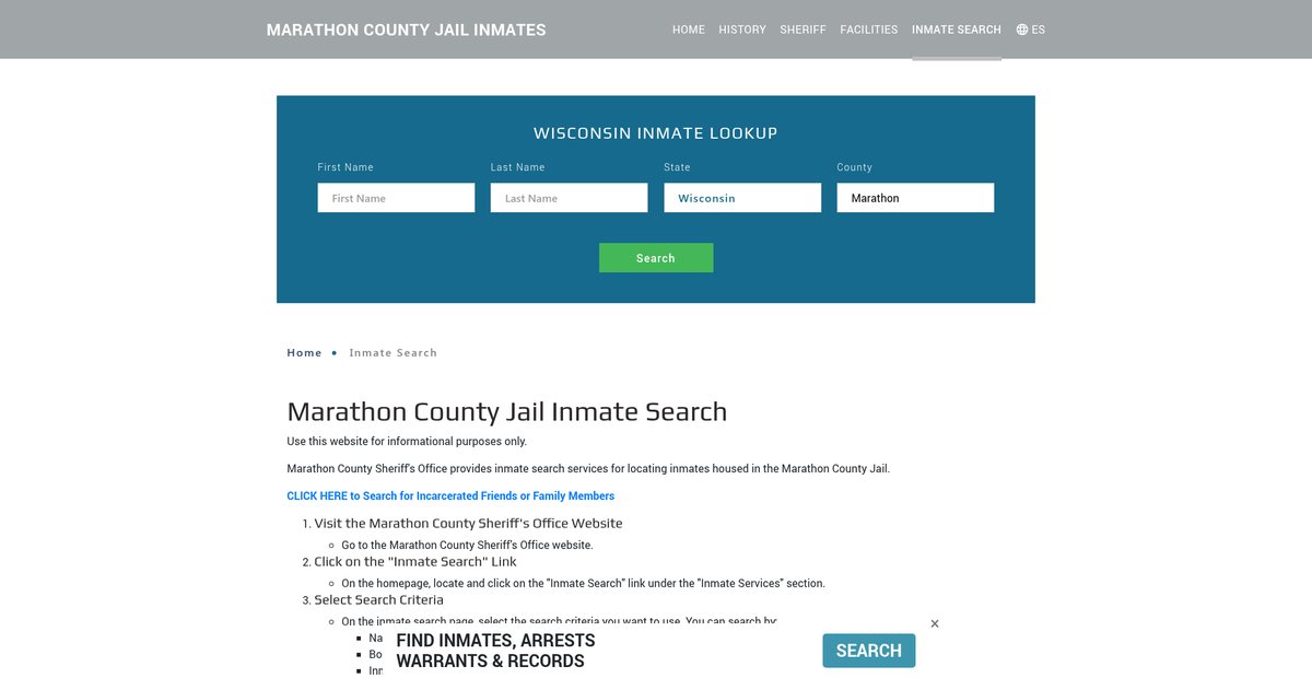 Preview of marathonjailroster.org