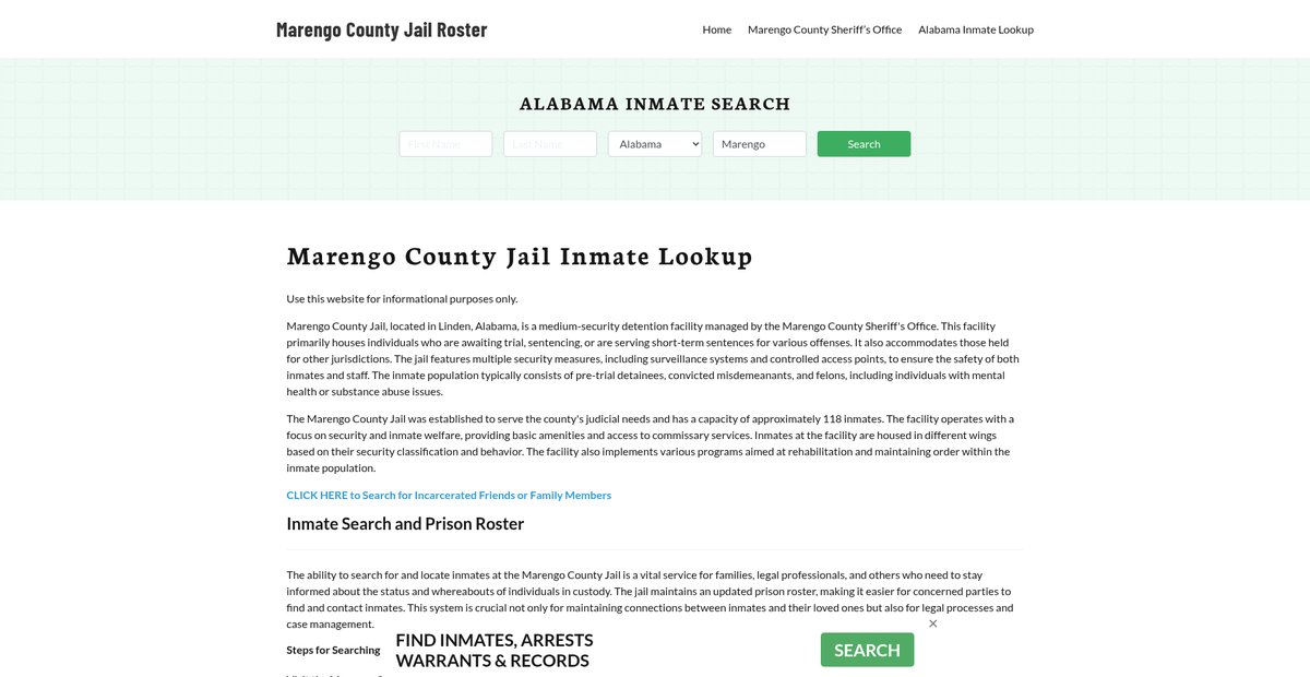 Preview of marengocountyjail.org