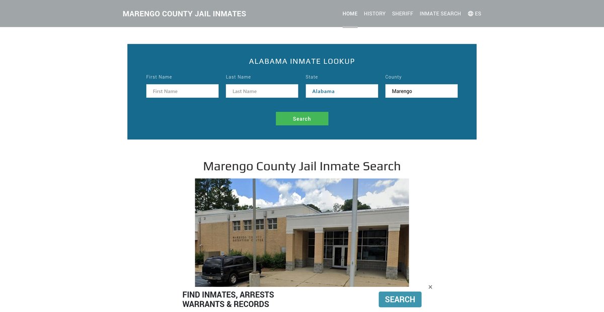 Preview of marengojailroster.org